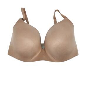 Tommy John Second Skin Lightly Lined Pad Soft Tan Demi Bra Size 36DDD